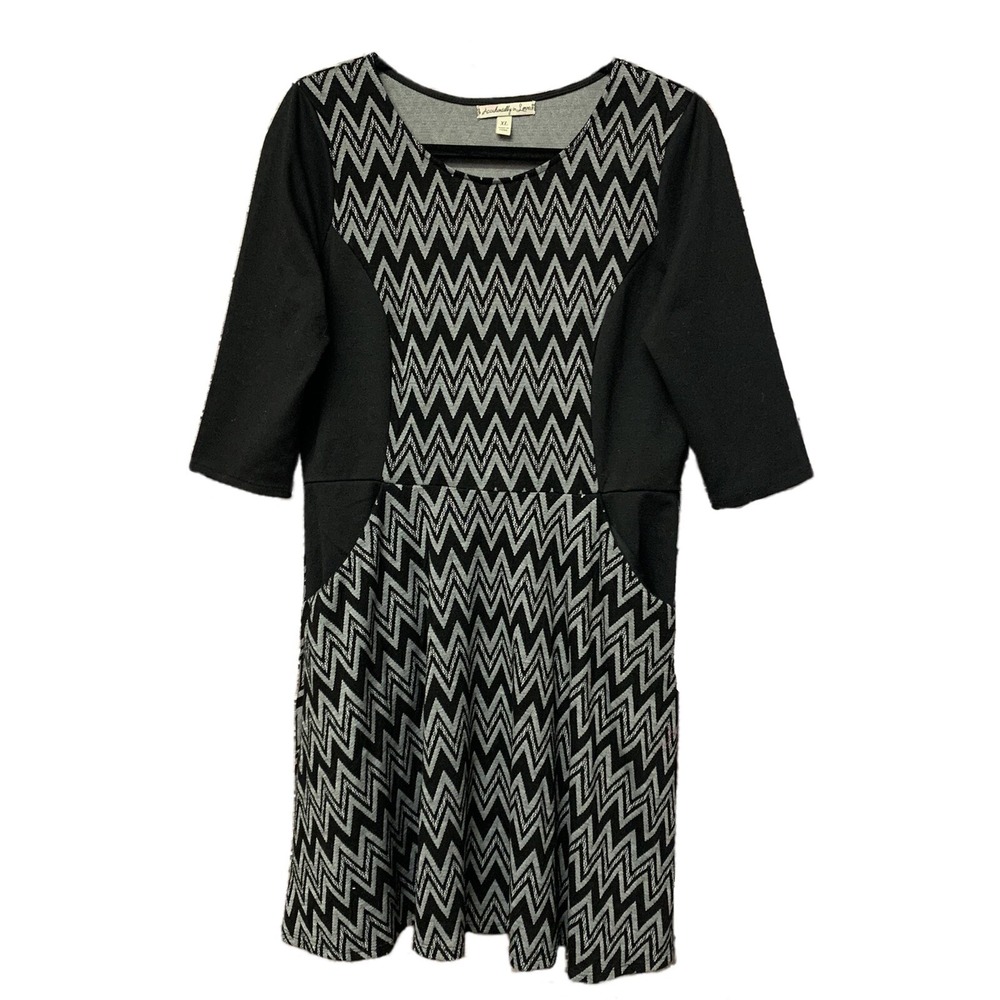 Accidentally in Love Women's Color Block Dress Size XL‎